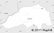 Silver Style Simple Map of Puyango