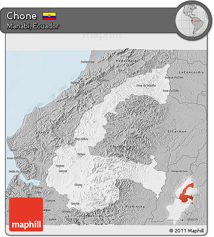 Gray 3D Map of Chone