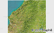 Satellite 3D Map of Chone