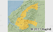 Savanna Style 3D Map of Chone