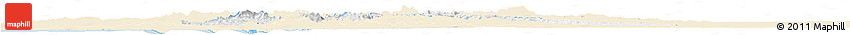 Classic Style Horizon Map of Chone, single color outside