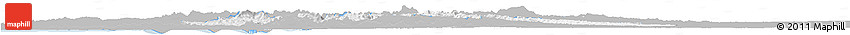 Gray Horizon Map of Chone, single color outside