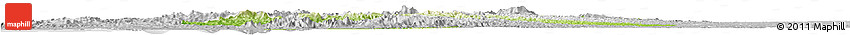 Physical Horizon Map of Chone, lighten, desaturated