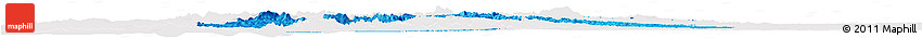 Political Horizon Map of Chone, cropped outside
