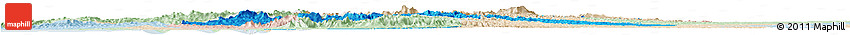 Political Horizon Map of Chone, lighten