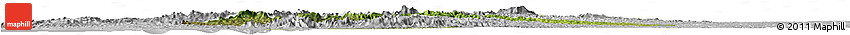 Satellite Horizon Map of Chone, lighten, desaturated