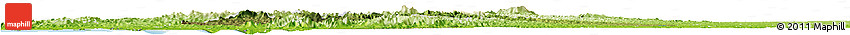 Satellite Horizon Map of Chone, physical outside