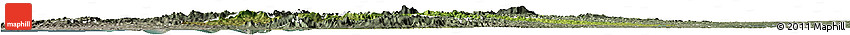 Satellite Horizon Map of Chone, semi-desaturated