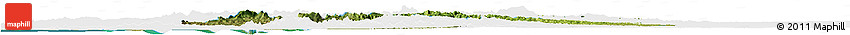 Satellite Horizon Map of Chone, single color outside