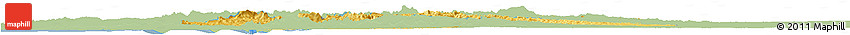 Savanna Style Horizon Map of Chone, single color outside