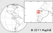 Blank Location Map of Chone