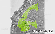 Physical Map of Chone, desaturated