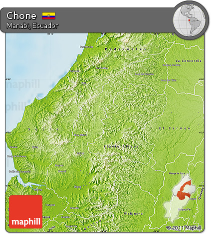Physical Map of Chone