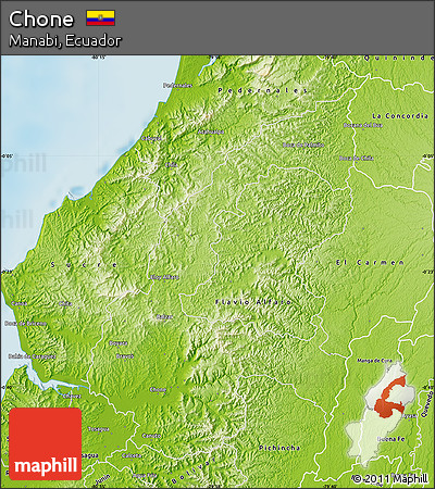 Physical Map of Chone