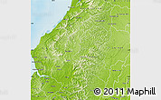 Physical Map of Chone