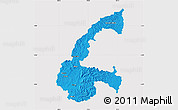 Political Map of Chone, cropped outside