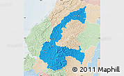 Political Map of Chone, lighten