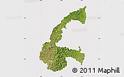 Satellite Map of Chone, cropped outside