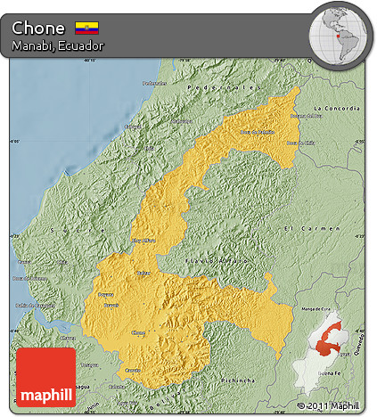 Savanna Style Map of Chone