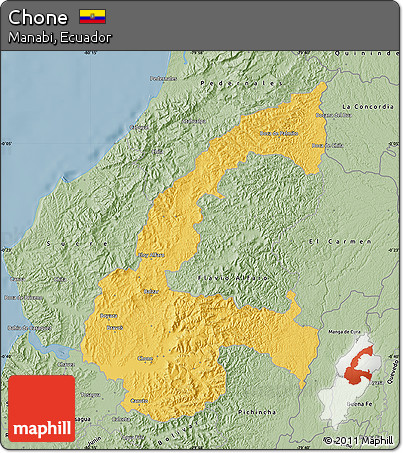 Savanna Style Map of Chone