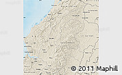 Shaded Relief Map of Chone
