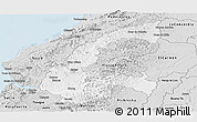 Silver Style Panoramic Map of Chone