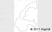 Blank Simple Map of Chone, cropped outside, no labels