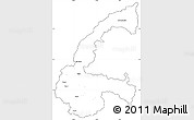 Blank Simple Map of Chone, cropped outside