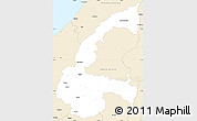 Classic Style Simple Map of Chone