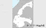 Gray Simple Map of Chone