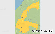 Savanna Style Simple Map of Chone