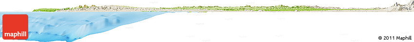 Physical Horizon Map of Manabi, shaded relief outside