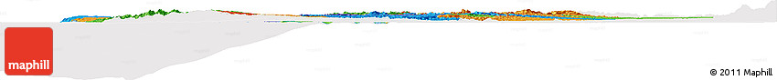 Political Horizon Map of Manabi, cropped outside
