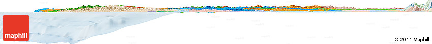 Political Horizon Map of Manabi, lighten