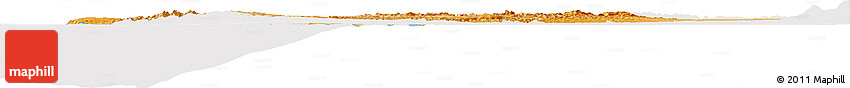 Political Shades Horizon Map of Manabi, cropped outside