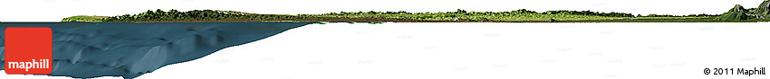 Satellite Horizon Map of Manabi, darken