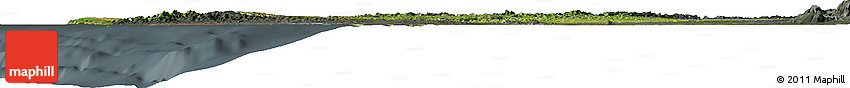 Satellite Horizon Map of Manabi, darken, semi-desaturated