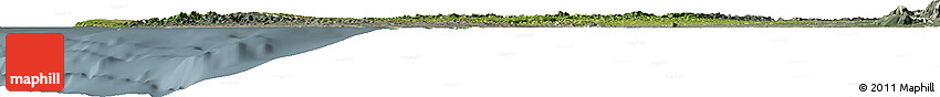 Satellite Horizon Map of Manabi, semi-desaturated