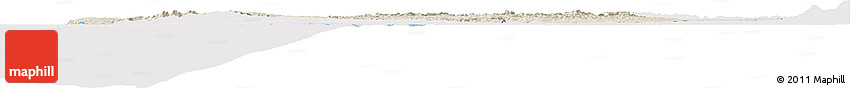 Shaded Relief Horizon Map of Manabi, cropped outside