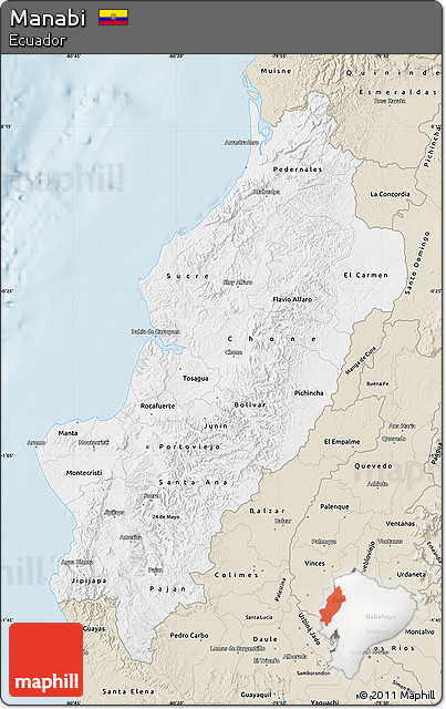 Classic Style Map of Manabi