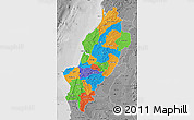 Political Map of Manabi, desaturated
