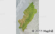 Satellite Map of Manabi, lighten, semi-desaturated