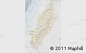 Shaded Relief Map of Manabi, lighten, semi-desaturated