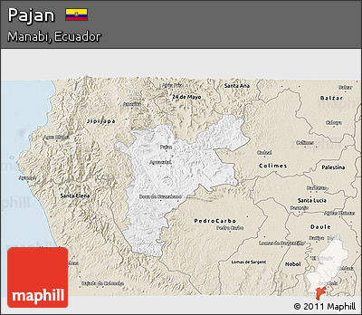 Classic Style 3D Map of Pajan
