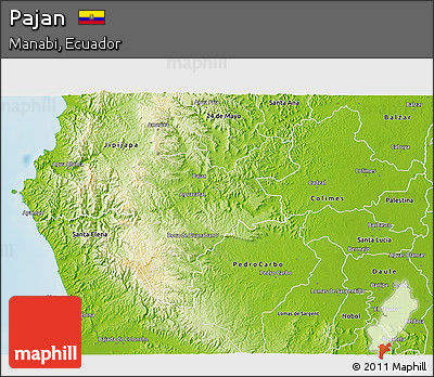 Physical 3D Map of Pajan
