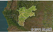 Satellite 3D Map of Pajan, darken