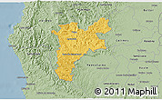 Savanna Style 3D Map of Pajan