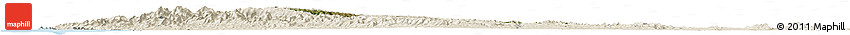 Satellite Horizon Map of Pajan, shaded relief outside Satellite Horizon Map of Pajan, shaded relief outside