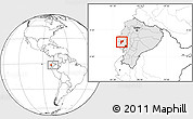 Blank Location Map of Pajan, highlighted country, within the entire country