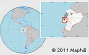 Gray Location Map of Pajan, highlighted country, highlighted parent region